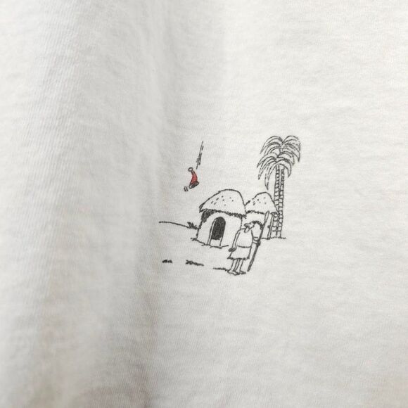 The Far Side Christmas T Shirt Mens Size XL Vintage 80s Santa Claus Cartoon - Picture 4 of 7